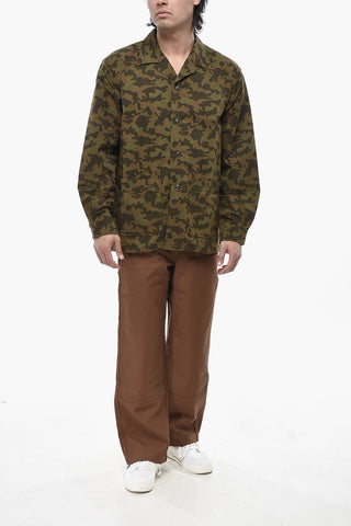 Overshirt aus leichtem Stoff mit Camouflage-Muster