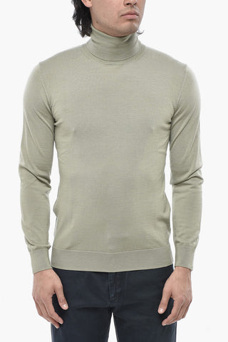 Wool-Blend Turtleneck Sweater