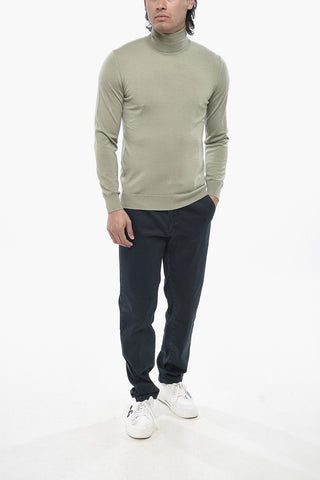 Wool-Blend Turtleneck Sweater