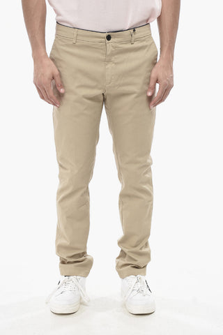 Stretch-Baumwollhose mit regulärem Bund