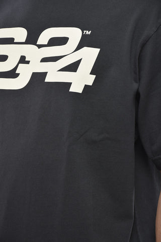 Bedrucktes T-Shirt mit Rundhalsausschnitt aus Bio-Baumwolle