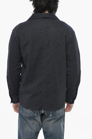 Cotton-Blend Blazer with Patch Pockets