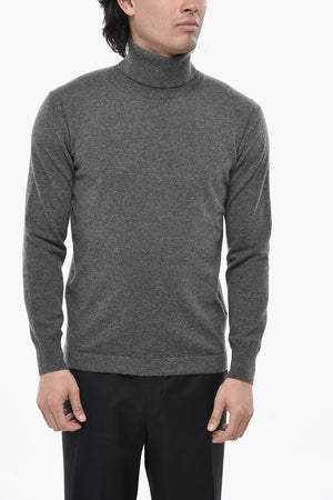 Rollkragenpullover aus reiner Schurwolle und Kaschmir