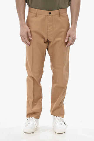 Regular-Rise Cotton Chino Pants