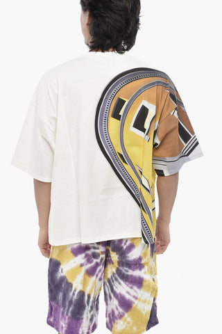 Bedrucktes T-Shirt mit Rundhalsausschnitt