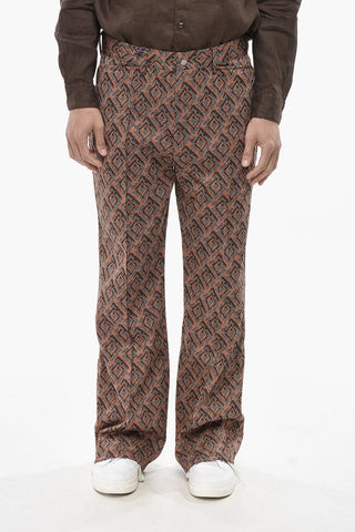 Pantaloni Casual a Fantasia con Passanti