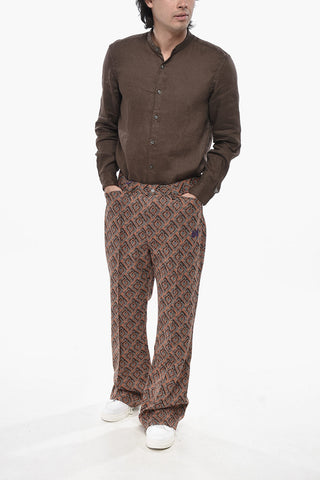 Pantaloni Casual a Fantasia con Passanti
