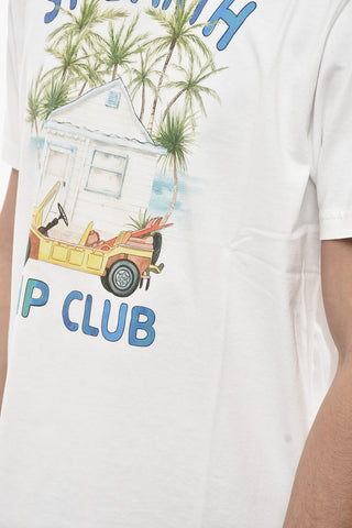 라운드넥 티셔츠 VIP CLUB 프린트