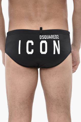 ICON Solid-Color Swim Briefs BE A