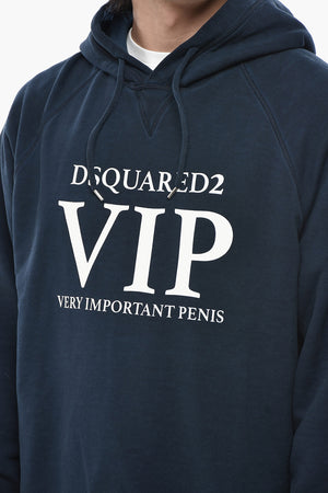 Cotton Hoodie With Print