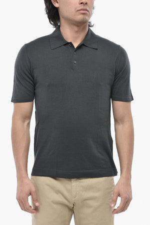 Lightweight Cotton Polo Solid-Color