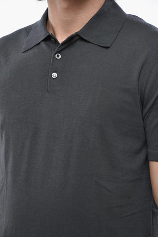 Lightweight Cotton Polo Solid-Color