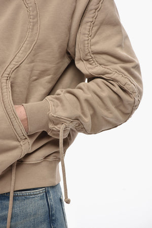 Cotton Hoodie with Patch Pocket