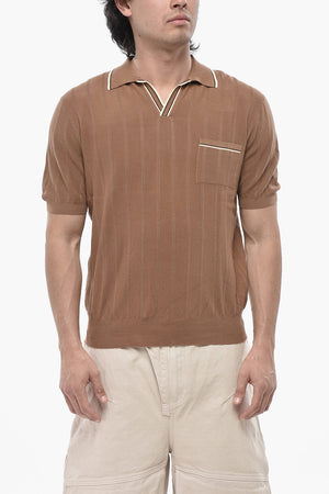Knit Polo With Pocket