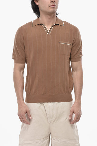 Strickpolo Mit Tasche