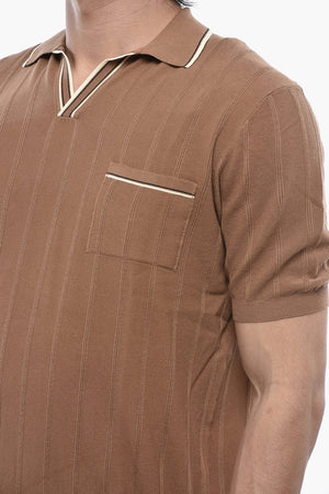 Knit Polo With Pocket