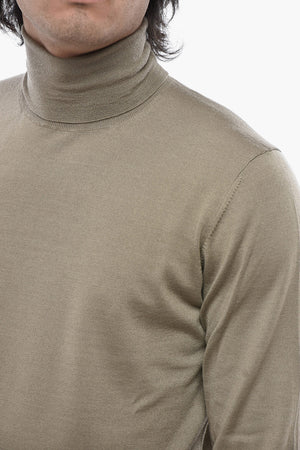 Solid Turtleneck Sweater