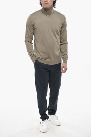 Solid Turtleneck Sweater