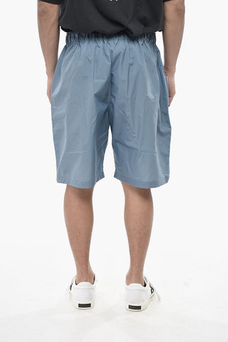 Shorts Cargo in Nylon con Cintura Industrial