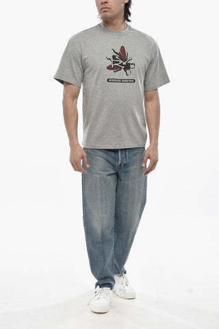 T-Shirt mit Rundhalsausschnitt MAGNETRON bedruckt