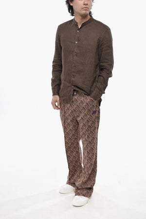 Linen Shirt CLARK With Korean Collar
