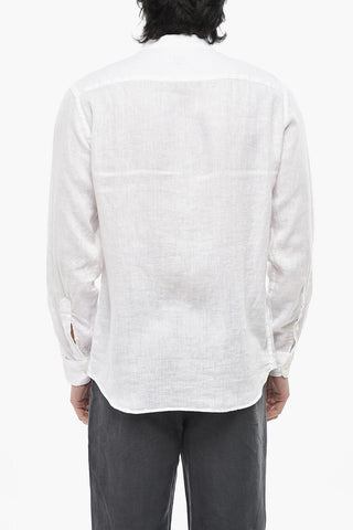 Linen Shirt CLARK With Korean Collar