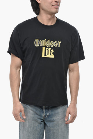 Rundhals-T-Shirt Aus Baumwolle Mit Strass
