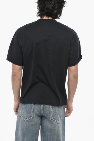 Rundhals-T-Shirt Aus Baumwolle Mit Strass