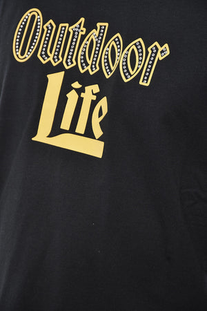 Rundhals-T-Shirt Aus Baumwolle Mit Strass