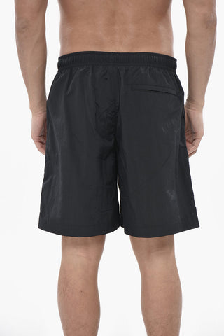 Monochrome Nylon Boxer Swim Briefs