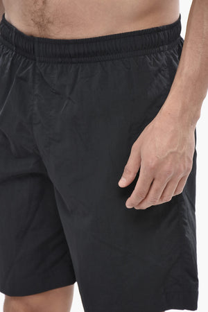 Monochrome Nylon Boxer Swim Briefs