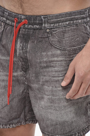 Denim-Effect Nylon Swim Boxers BMBX-NICO