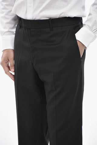 Hose mit geradem Bein TISBURY aus Wollmischung