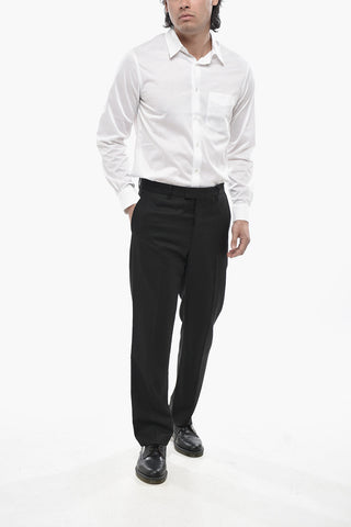 Hose mit geradem Bein TISBURY aus Wollmischung