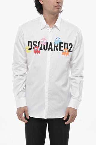 PAC-MAN Cotton Poplin Shirt RELAXED DAN Printed