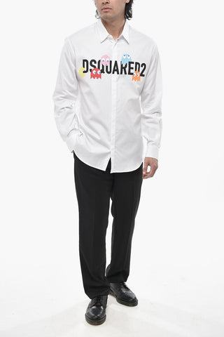 PAC-MAN Cotton Poplin Shirt RELAXED DAN Printed