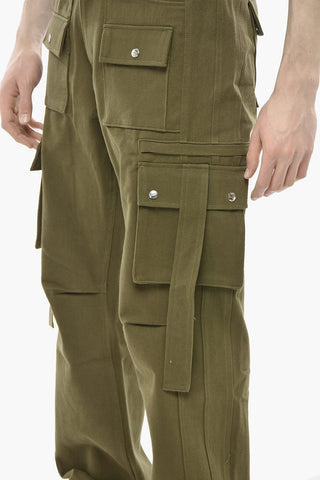Cotton Cargo Pants with Belt Loops