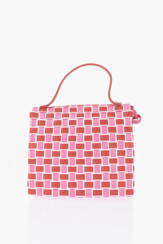 Zweifarbige Schultertasche Aus PVC