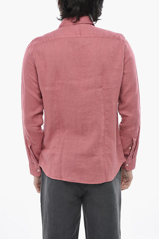 Camicia BOND in Lino a Tinta Unita
