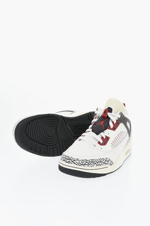 AIR JORDAN Leather Sneakers SPIZIKE LOW With Contrasting Details
