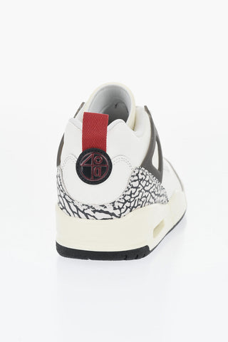 AIR JORDAN Ledersneaker SPIZIKE LOW Mit Kontrastierenden Details