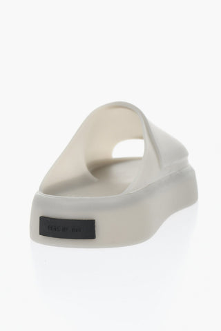 Slides LOS FELIZ in Gomma a Tinta Unita