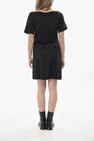 Tee Dress TWIST in Cotone con Maxi Spacco
