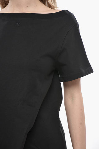 Tee Dress TWIST in Cotone con Maxi Spacco