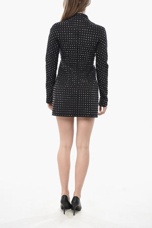 SPORTMAX Etuikleid REGNO Mit Allover-Kristallen