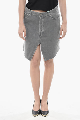 Dark Wash Distressed Shorts