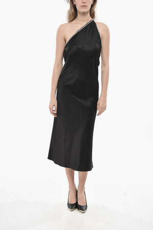 Satin-Kleid DIANA mit Schmuckträgern