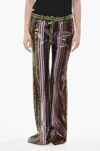 Flared Paillettenhose DISCO QUEEN