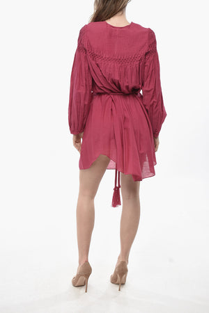 ETOILE Cotton-Blend Blouse ADELIANI With Belt