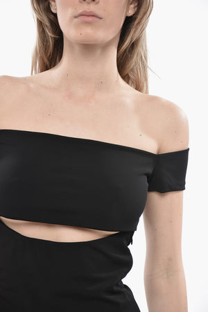 Fitted Dress with Cut-Out Detail